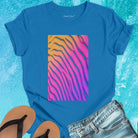 Flowing wave patterns etched in sand blue t-shirt for water signature sand memory imprint flow spiritual marking