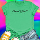 Found Soul® light to dark green t-shirt for courage and going inward.